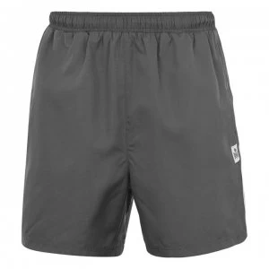 Lonsdale 2 Stripe Woven Shorts Mens - Charcoal/White