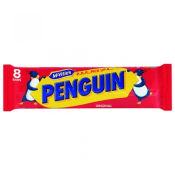 McVities Penguin Milk Chocolate Biscuit Pack of 8 30273
