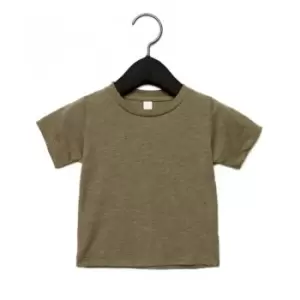 Bella + Canvas Baby Tri-Blend T-Shirt (12-18 Months) (Olive Triblend)