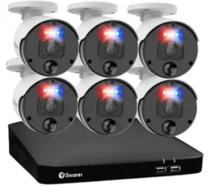 SWANN Master-Series SWNVK-879906 8-channel 4K Ultra HD NVR Security System - 2 TB, 6 Cameras