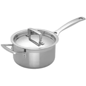 Le Creuset 3-Ply Stainless Steel Saucepan, 18cm
