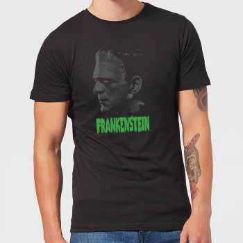 Universal Monsters Frankenstein Greyscale Mens T-Shirt - Black - 3XL - Black