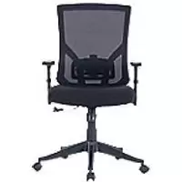 Realspace Basic Tilt Ergonomic Office Chair with Adjustable Armrest and Seat Vienna Black