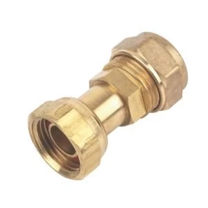 Plumbsure Compression Straight tap connector Dia15mm
