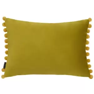 Fiesta Velvet Cushion Bamboo/Gold, Bamboo/Gold / 35 x 50cm / Cover Only