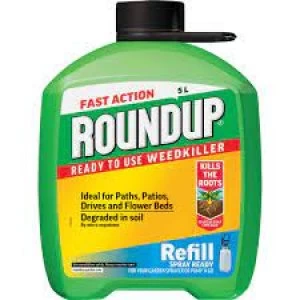 Round Up Roundup Pump N Go Total Weed Killer Refill 5L