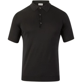 John Smedley Adrian Plain Polo Shirt mens Polo shirt in Black - Sizes UK S,UK M,UK L,UK XL,UK XXL