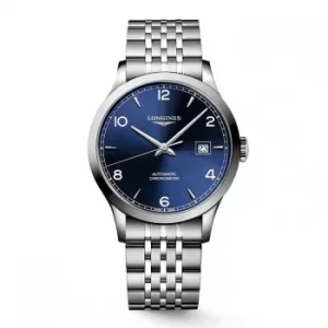Longines Record Mens Stainless Steel Bracelet Watch