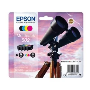 Epson Binoculars 502XL Black And Tri Colour Ink Cartridge