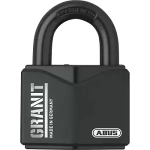 ABUS GRANIT padlock, steel, 37/55 B/SB, pack of 2, black
