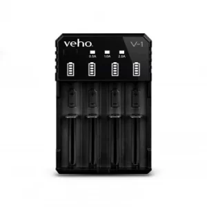 Veho Pebble V 1 Universal USB Rechargeable 5V2A 18650 Li ion Battery Charger