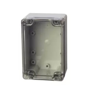 Fibox 7022631 PCT 08x16x06cm Enclosure, PC Clear transparent cover