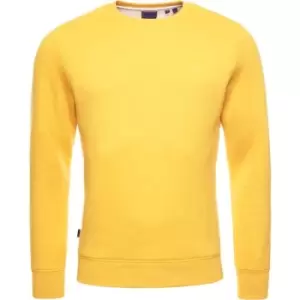 Superdry Basic Crew Neck Sweatshirt - Yellow