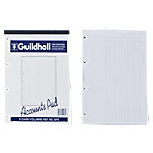 Guildhall Account Book GP6Z A4 7 Cash Columns 60 Pages 60 Sheets