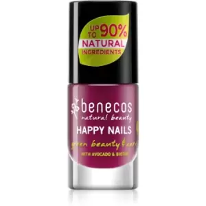 Benecos Happy Nails Nourishing Nail Varnish Shade Wild Orchid 5 ml
