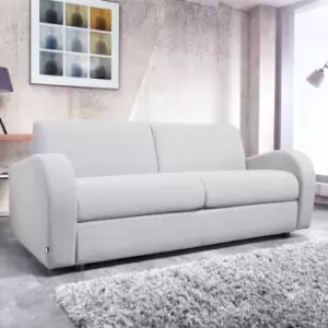 Jay-be Retro 3 Seater Sofa Bed With Deep Sprung Mattress Dove