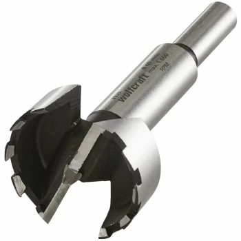 Wolfcraft - Forstner Drill Bit with Round Shank 3325000