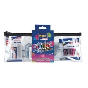 Helix Filled Pencil Case Pack of 6 HX1638