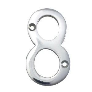Select Hardware Chrome House Number 8