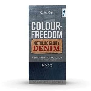 Colour Freedom Metallic Glory Denim Indigo Vibrant