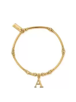 Chlobo Gold Iconic Initial Bracelet
