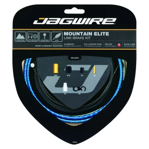 Jagwire Mountain Elite Link Brake Cable Kit Blue
