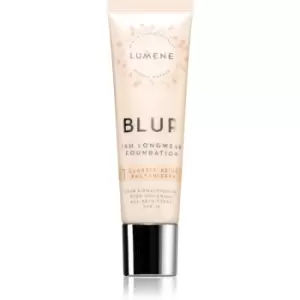 Lumene Blur 16h Longwear Foundation Long-Lasting Foundation SPF 15 Shade 1 Classic Beige
