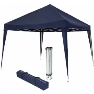 Gazebo foldable 3x3m - garden gazebo, camping gazebo, party gazebo - blue - blue