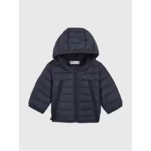 Tommy Hilfiger Baby Monotype Tape Puffer - Blue