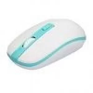 Approx APPWMVWLB Wireless Optical Mouse, 800 - 1600 DPI, Nano USB, White & Blue