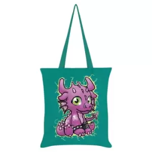 Grindstore Bazzalth The Baby Dragon Tote Bag (One Size) (Emerald Green)