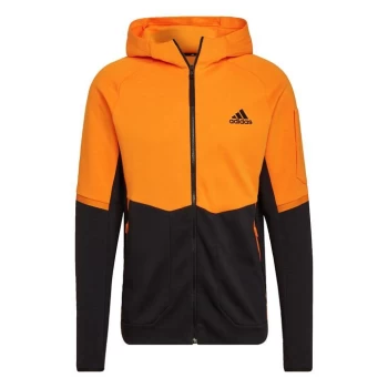 adidas Designed for Gameday Full-Zip Jacket Mens - Orange