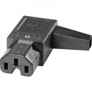 Hot wire connector 43R Series mains connectors 43R Socket right angle