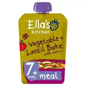 Ella's Kitchen Organic Vegetable Lentil Bake 7m+ 130g