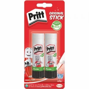 Pritt Stick 43g x 2 Pack