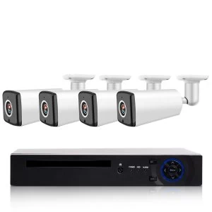 electriQ 4 Camera Analogue 4K CCTV System with 2TB Hard Drive