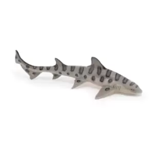 Papo Marine Life Leopard Shark Toy Figure, 3 Years or Above, Grey...