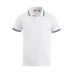 Clique Unisex Adult Amarillo Polo Shirt (XL) (White)