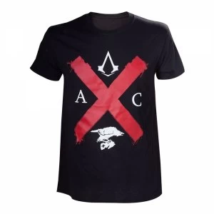 Assassins Creed Syndicate Adult Male Rooks Red Cross Edition X-Large T-Shirt