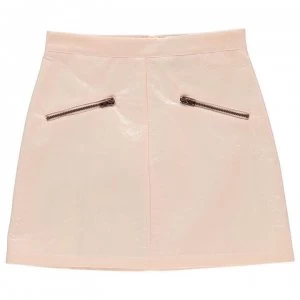Firetrap PU Mini Skirt Junior Girls - Blush