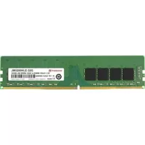 Transcend JetRAM PC RAM card DDR4 32GB 1 x 32GB 3200 MHz 288-pin DIMM JM3200HLE-32G