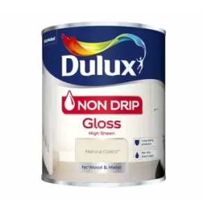 Dulux Non Drip Natural Calico Gloss High Sheen Paint 750ml
