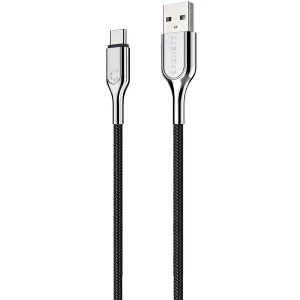Cygnett CY2681PCUSA Armoured 2.0 USB-C to USB-A (3A/60W ) Cable 1M- Black