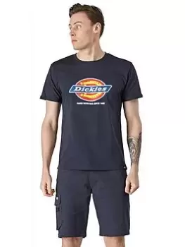 Dickies Denison T-Shirt - Navy Blue, Navy Blue, Size S, Men