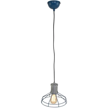 Sienna Lighting - Sienna Wire-O Wire Frame Pendant Ceiling Light Pastel Color, Metal