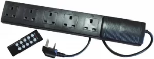 Eagle 5-Gang Surge Protection Extension Lead with Remote Control