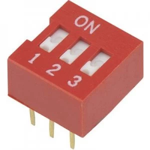 DIP switch Number of pins 3 Slide type TRU COMPONENTS DSR 03