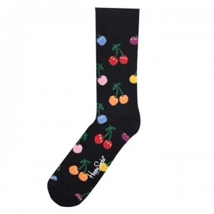 Happy Socks Happy Cherry Sock - Navy Chry 6000