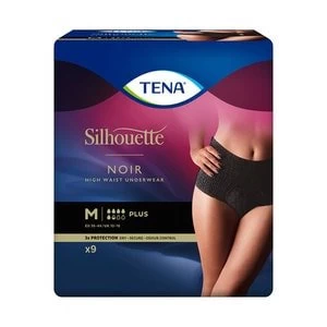 Tena Silhouette High Waisted Black Incontinence Pants X 9