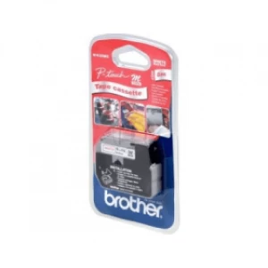 Brother MK222BZ Original P-touch Red on White Tape 9mm x 8m